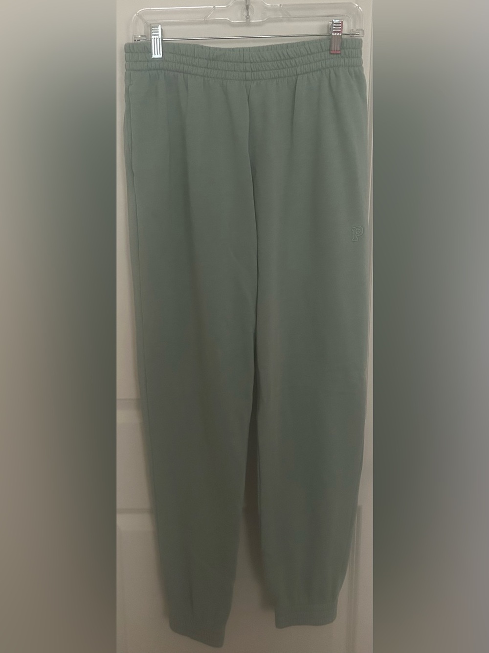 PINK Victoria's Secret Sage Green Joggers - Picture 2 of 4